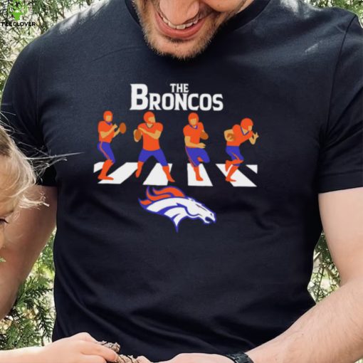 The Broncos outline player Denver Broncos football logo 2024 hoodie, sweater, longsleeve, shirt v-neck, t-shirt