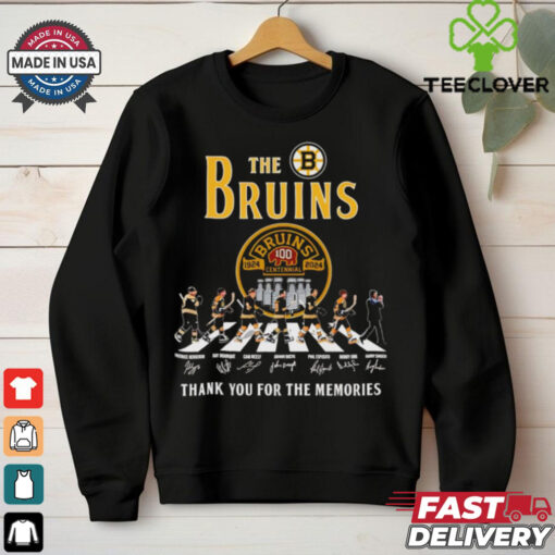 The Bruins 100 years 1924 2024 Centennial players Shirt