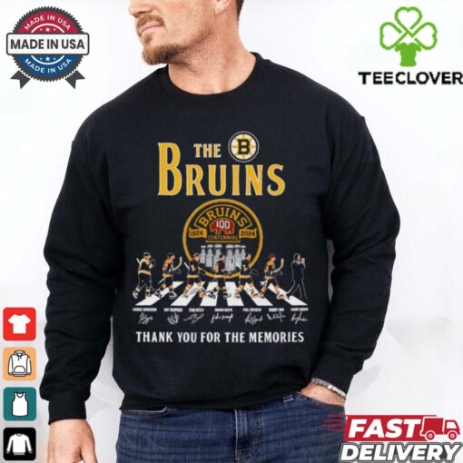 The Bruins 100 years 1924 2024 Centennial players Shirt