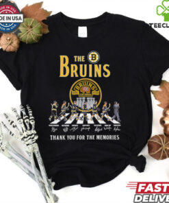 The Bruins abbey road 100th Anniversary 1924 – 2024 thank you shirt