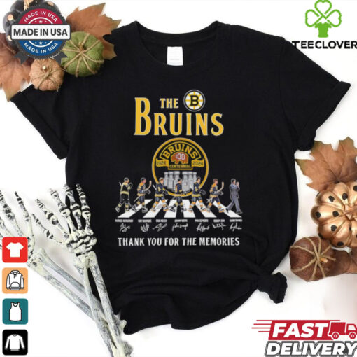 The Bruins abbey road 100th Anniversary 1924 – 2024 thank you shirt