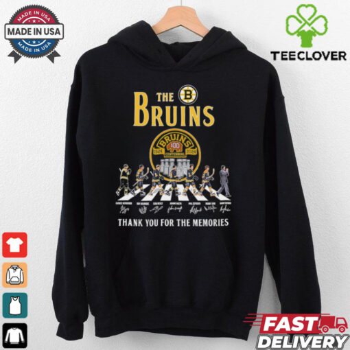 The Bruins abbey road 100th Anniversary 1924 – 2024 thank you shirt