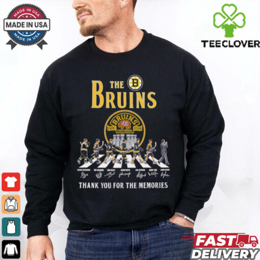 The Bruins abbey road 100th Anniversary 1924 – 2024 thank you shirt