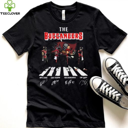 The Buccaneers Team Abbey Road 2023 2024 Playoffs Signatures Shirt