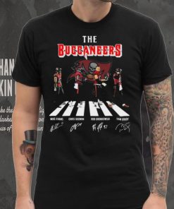 The Buccaneers Team Abbey Road 2023 2024 Playoffs Signatures Shirt