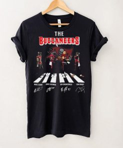 The Buccaneers Team Abbey Road 2023 2024 Playoffs Signatures Shirt