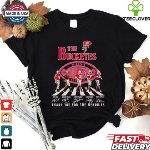 The Buckeyes 1890 2025 Abbey Road thank you for the memories shirt