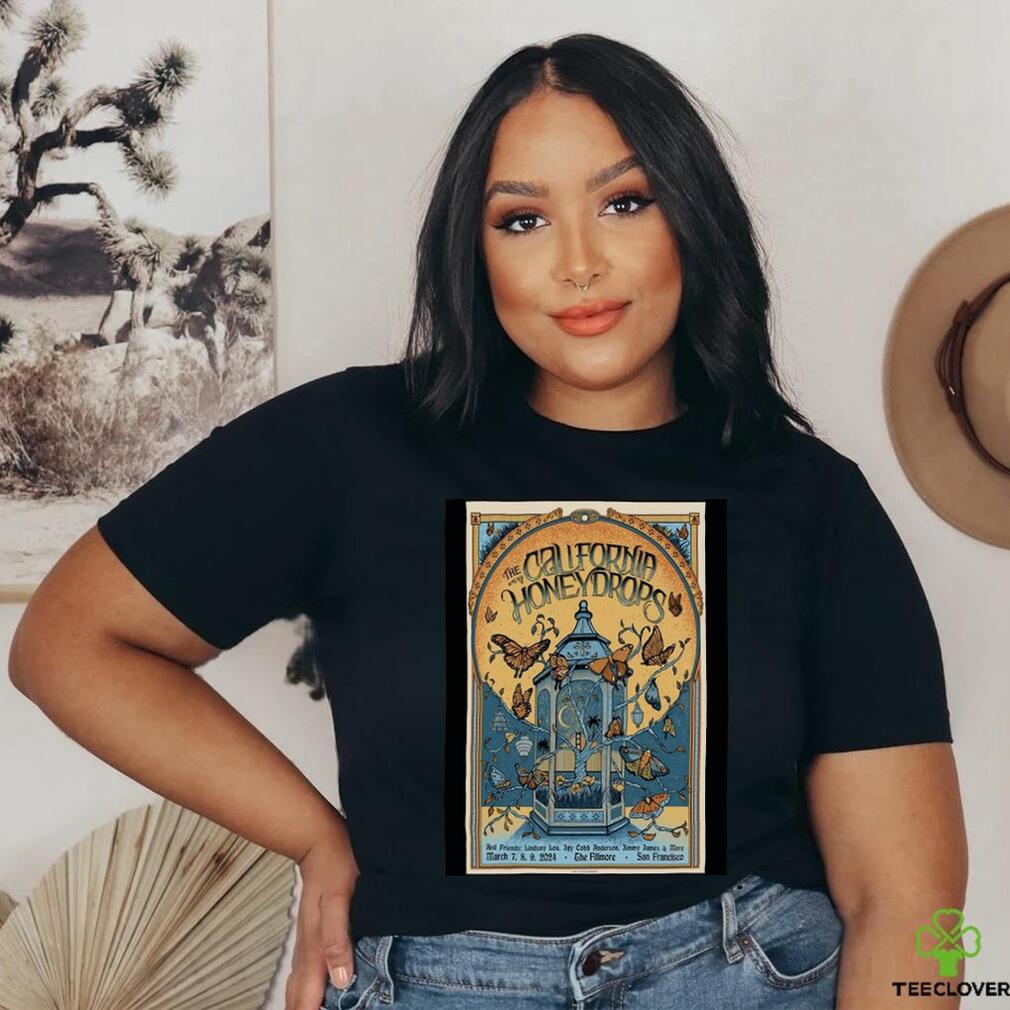 The California Honeydrops 7 9 March The Fillmore 2024 Poster shirt The California Honeydrops 7 9 March The Fillmore 2024 Poster shirt