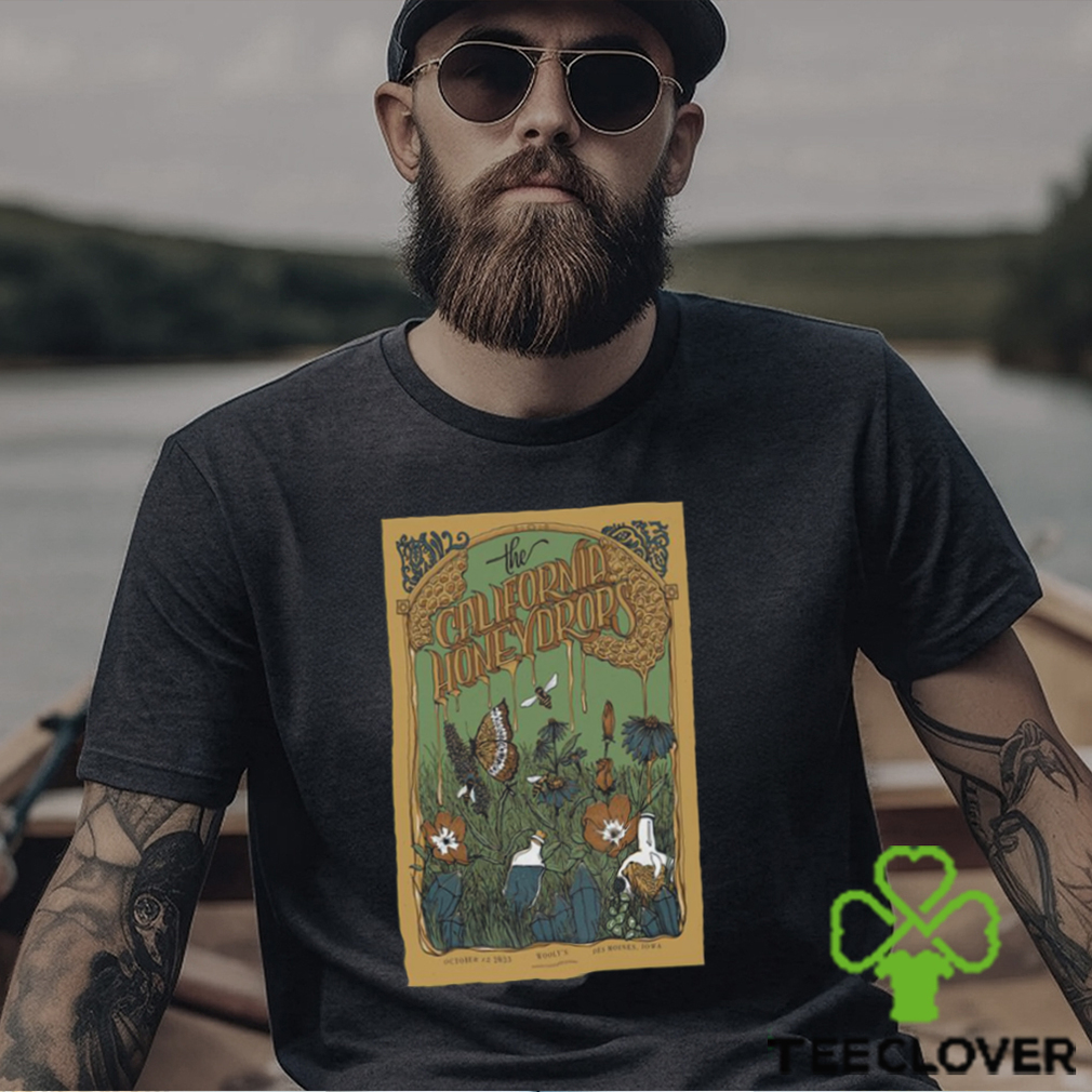 The California honeydrops concert in des moines october 12 2023 shirt The California honeydrops concert in des moines october 12 2023 shirt