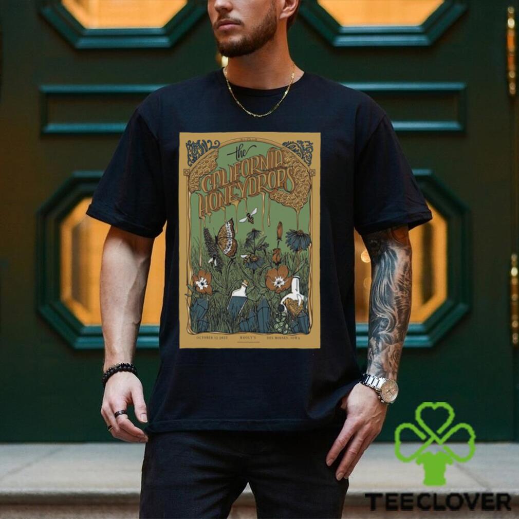 The California honeydrops concert in des moines october 12 2023 shirt The California honeydrops concert in des moines october 12 2023 shirt