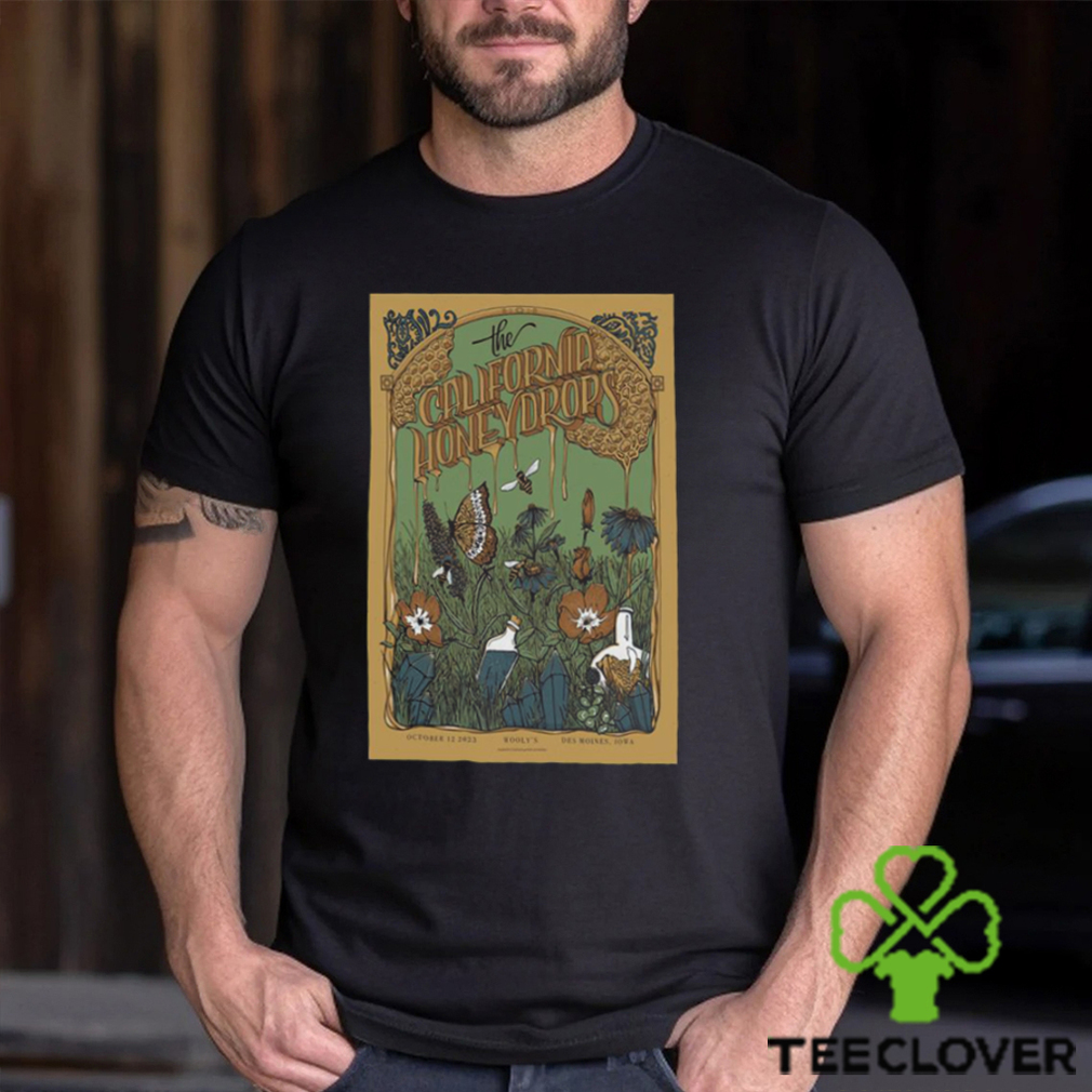 The California honeydrops concert in des moines october 12 2023 shirt The California honeydrops concert in des moines october 12 2023 shirt