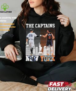 The Captains Aaron Judge And Jalen Brunson New York Sports Teams Signatures Shirt