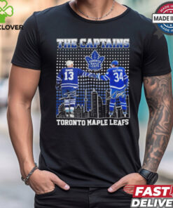 The Captains Mats Sundin And Auston Matthews Toronto Maple Leafs Signatures Shirt