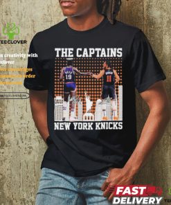 The Captains Willis Reed And Jalen Brunson New York Sports Teams Signatures Shirt