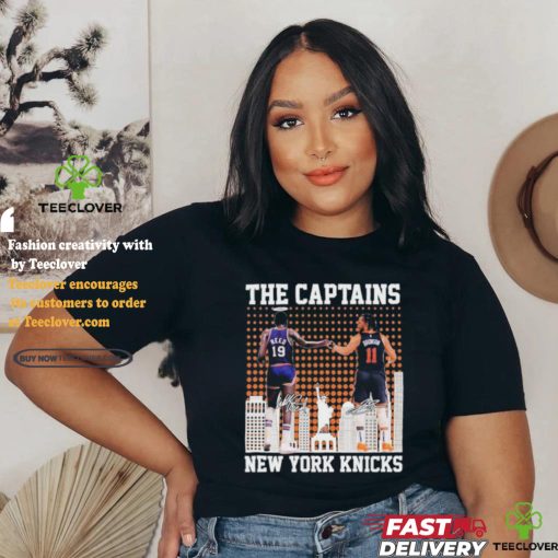 The Captains Willis Reed And Jalen Brunson New York Sports Teams Signatures Shirt