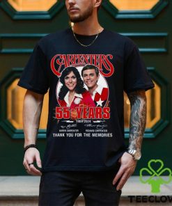 The Carpenters 55 Years 1969 2024 Thank You For The Memories T Shirt