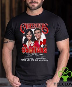 The Carpenters 55 Years 1969 2024 Thank You For The Memories T Shirt