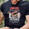 The Cavaliers Basketball In My Veins Jesus In My Heart Signatures Shirt