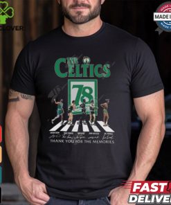 The Celtics 78 Years Of 1968 2024 Boston Celtics Thank You For The Memories T Shirt