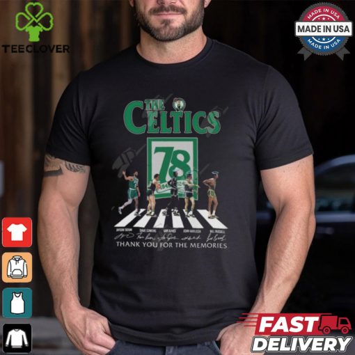 The Celtics 78 Years Of 1968 2024 Boston Celtics Thank You For The Memories T Shirt