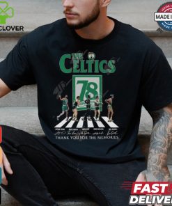 The Celtics 78 Years Of 1968 2024 Boston Celtics Thank You For The Memories T Shirt