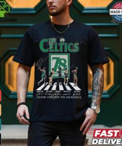 The Celtics 78 Years Of 1968 2024 Boston Celtics Thank You For The Memories T Shirt