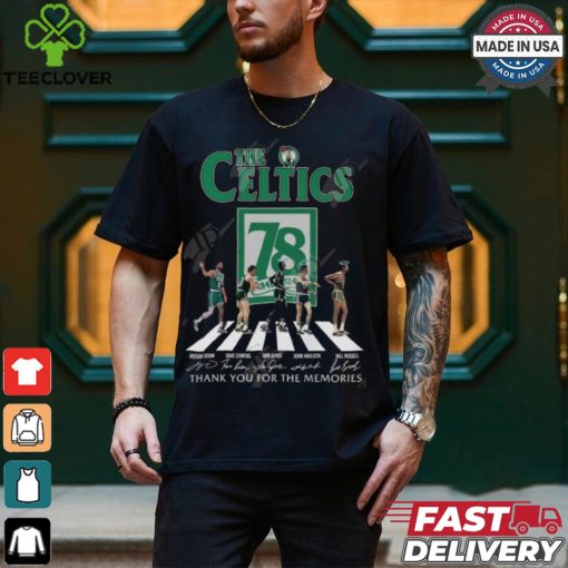 The Celtics 78 Years Of 1968 2024 Boston Celtics Thank You For The Memories T Shirt