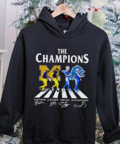 The Champions Abbey Road Blake Corum J.J McCarthy Jared Goff signatures hoodie, sweater, longsleeve, shirt v-neck, t-shirt