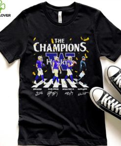 The Champions Washington Hukies player signatures logo shirt 1 The Champions Washington Hukies player signatures logo shirt