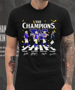 The Champions Washington Hukies player signatures logo shirt 3 The Champions Washington Hukies player signatures logo shirt