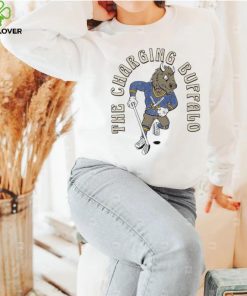 The Charging Buffalo mascot retro shirt