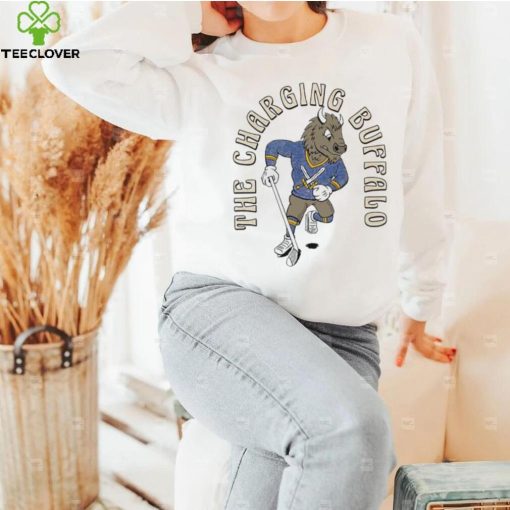 The Charging Buffalo mascot retro hoodie, sweater, longsleeve, shirt v-neck, t-shirt