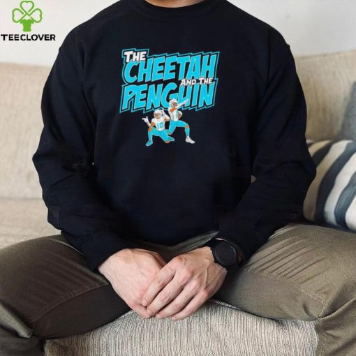 The Cheetah And The Penguin Miami Dolphins Shirt