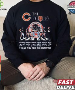 The Chicago Bears Champions Thank You For The Memories T Shirt