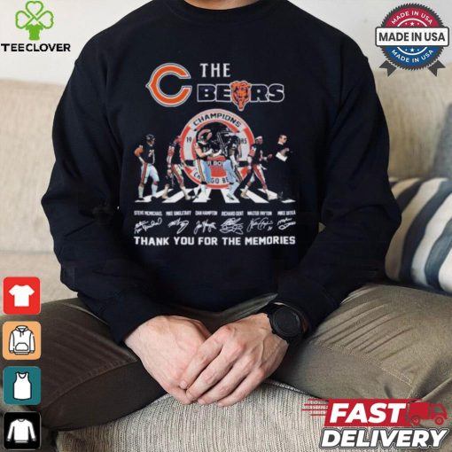 The Chicago Bears Champions Thank You For The Memories T Shirt