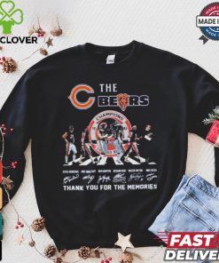 The Chicago Bears Champions Thank You For The Memories T Shirt