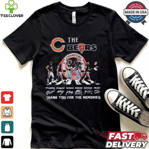 The Chicago Bears Champions Thank You For The Memories T Shirt