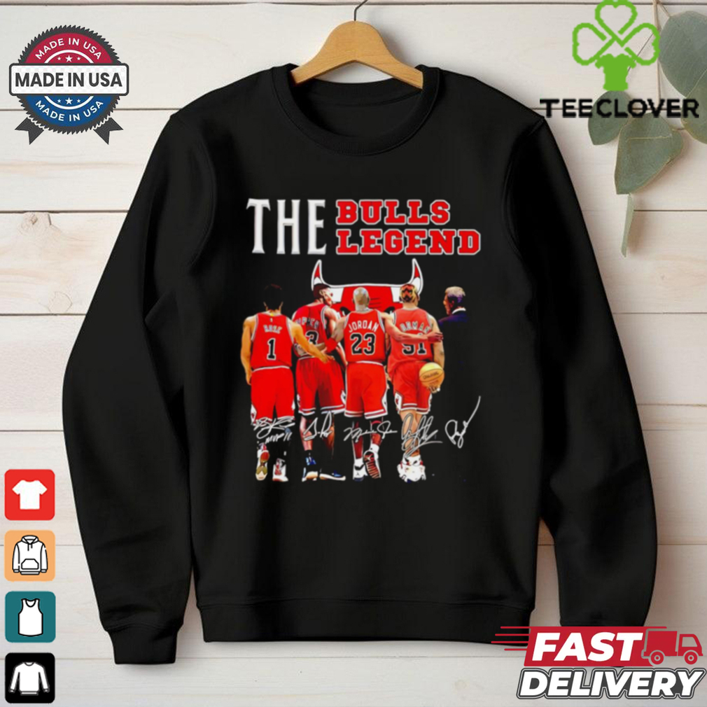 The Chicago Bulls legend signature behind shirt The Chicago Bulls legend signature behind shirt