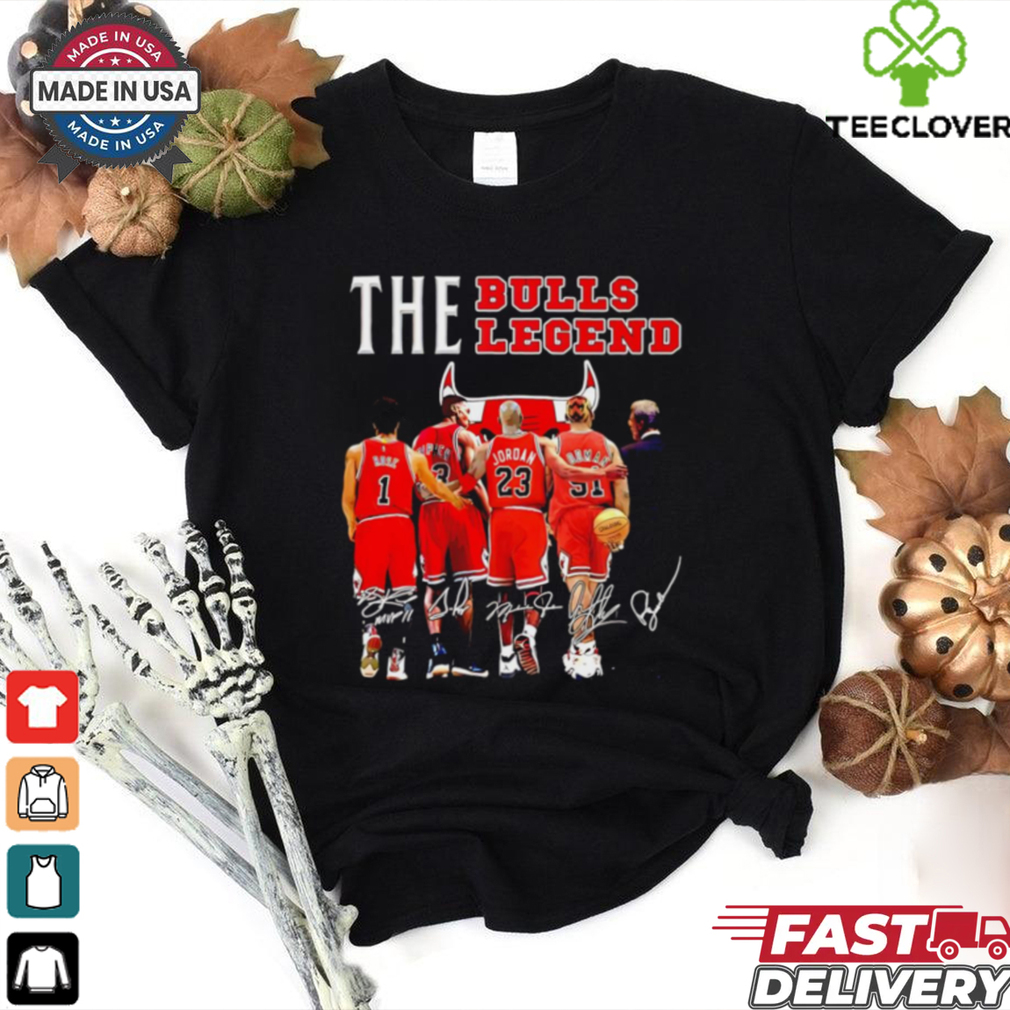 The Chicago Bulls legend signature behind shirt The Chicago Bulls legend signature behind shirt