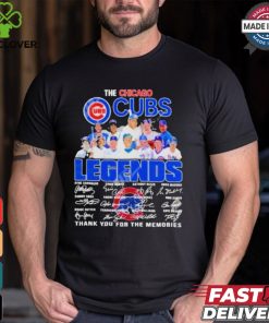 The Chicago Cubs Legends Thank You For The Memories T Shirt