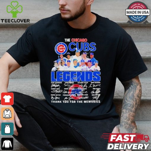 The Chicago Cubs Legends Thank You For The Memories T Shirt