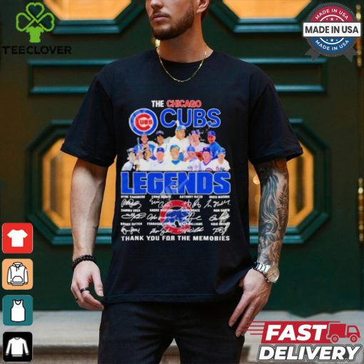 The Chicago Cubs Legends Thank You For The Memories T Shirt