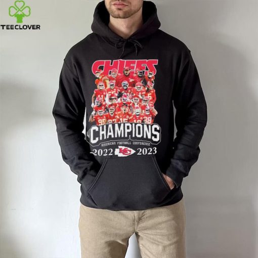The Chiefs Champions American Football Conference 2022 2023 Super Bowl LVII Shirt