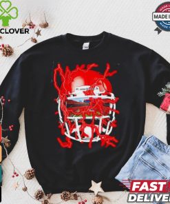 The Chiefs helmet lightning shirt