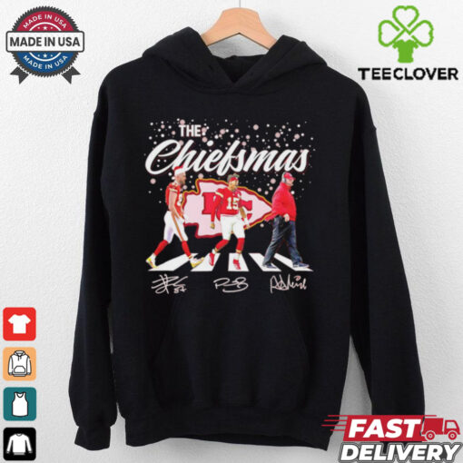 The Chiefsmas Kelce Patrick Mahomes Andy Reid Chiefs Abbey road shirt