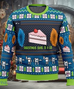 The Christmas Cake Is A Lie Portal 2 Xmas Ugly Christmas Sweater Christmas Gift For Men And Women