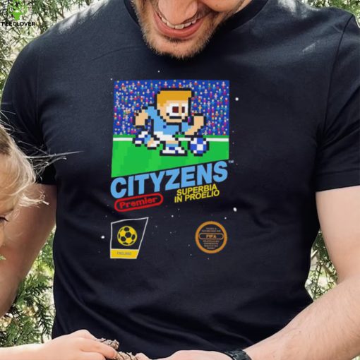 The Cityzens 8 Bit football soccer Video game Superbia in Proelio hoodie, sweater, longsleeve, shirt v-neck, t-shirt