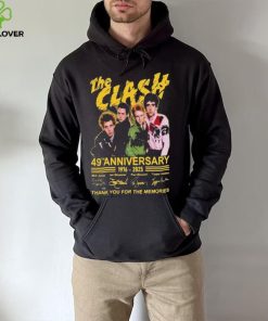 The Clash 49th Anniversary 1976 2025 Thank You For The Memories Signatures hoodie, sweater, longsleeve, shirt v-neck, t-shirt