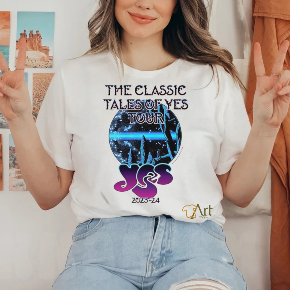 The Classic Tales Of YES Tour 2023 24 T Shirt The Classic Tales Of YES Tour 2023 24 T Shirt