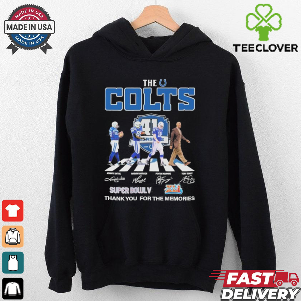The Colts Abbey Road Abbey Road 41 Season 1984 2025 Signatures Shirt The Colts Abbey Road Abbey Road 41 Season 1984 2025 Signatures Shirt